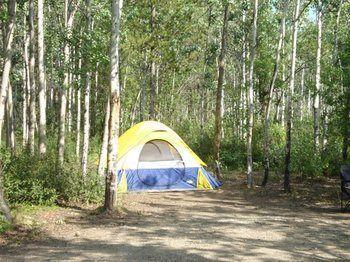 Hot Springs Campground & Hostel Upper Laberge Exteriér fotografie